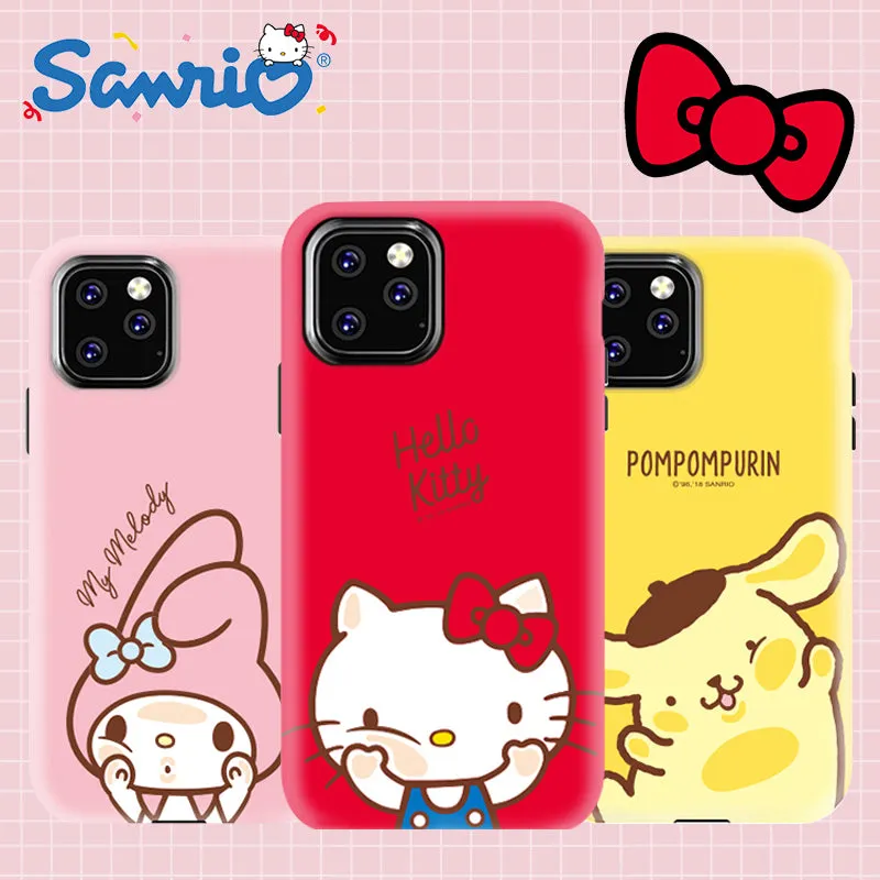 Sanrio Characters Dual Layer TPU PC Shockproof Guard Up Case Cover