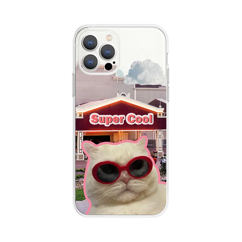 Sunglass Cat Dog Phone Case