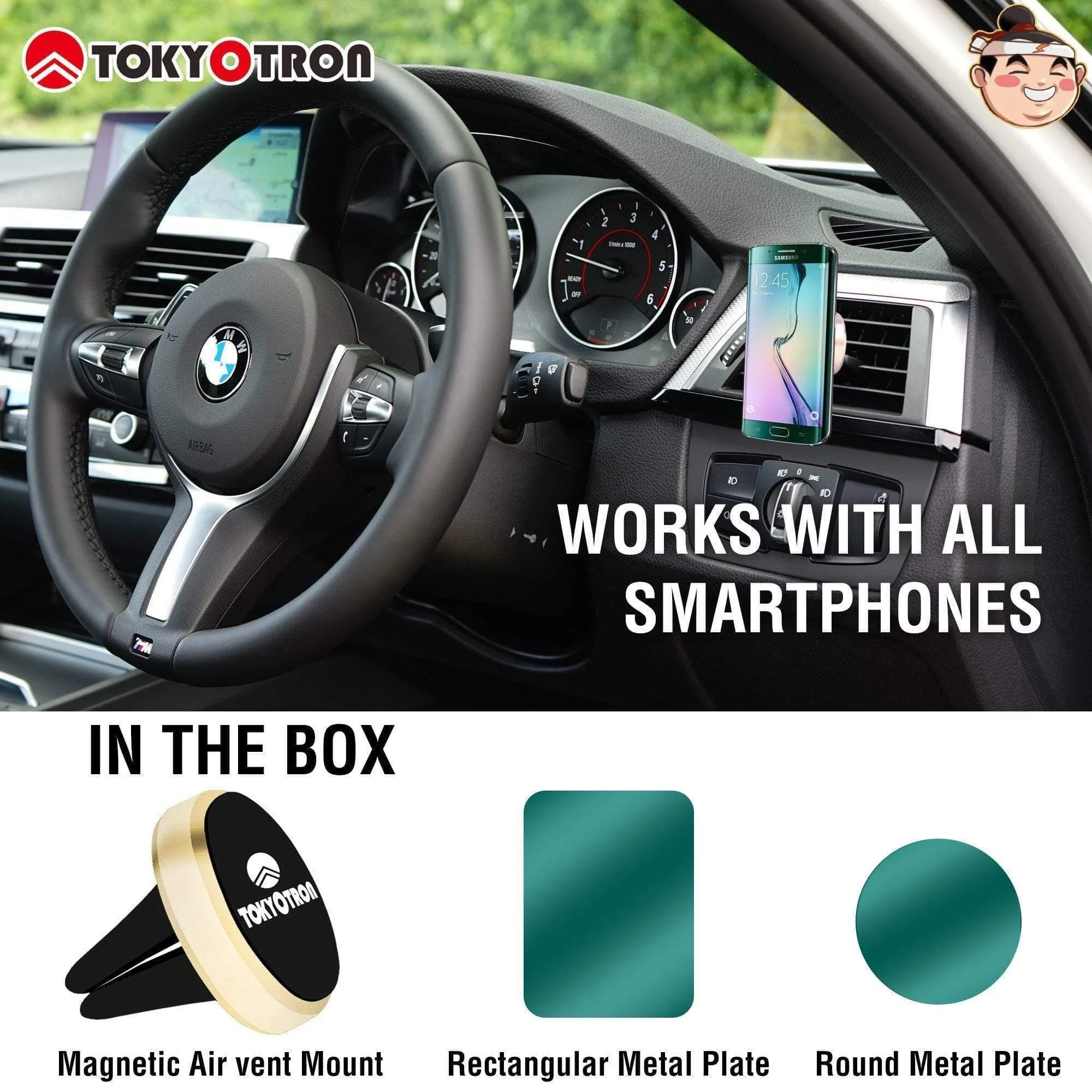 Tokyotron Car Mobile Holder Magnetic Stand 01