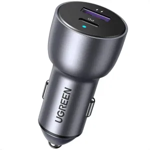 UGREEN  52.5W USB C Car Charger, PD 30W&QC 18W Fast Car Charging Compatible with iPhone 14/13/12/11, iPad Pro/Mini/Air, Galaxy S23/S22/S21/S20/S10/Note 20, Pixel 7/6/50 etc. (60980)