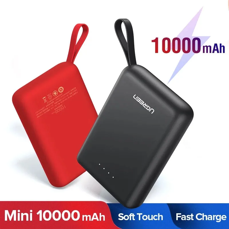 Ugreen Power Bank for Xiaomi Mini Pover Bank 10000mAh Portable External Phone Battery Charger for iPhone X Huawei P20 PoverBank