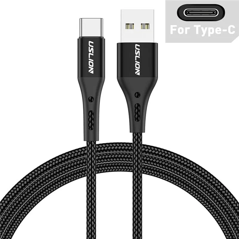 USB Type-C Cable Wire Fast Charging 3A