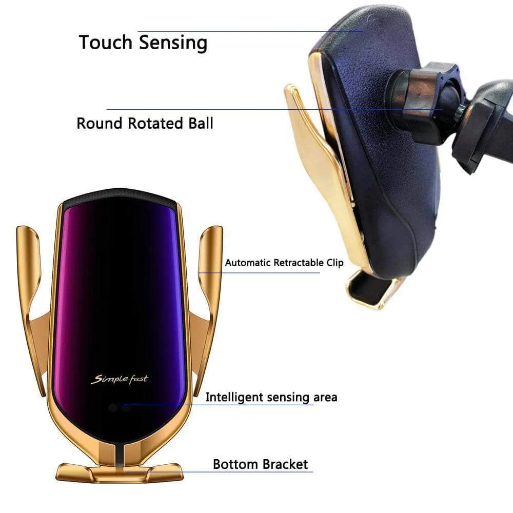 Wireless Car Charger & Phone Holder