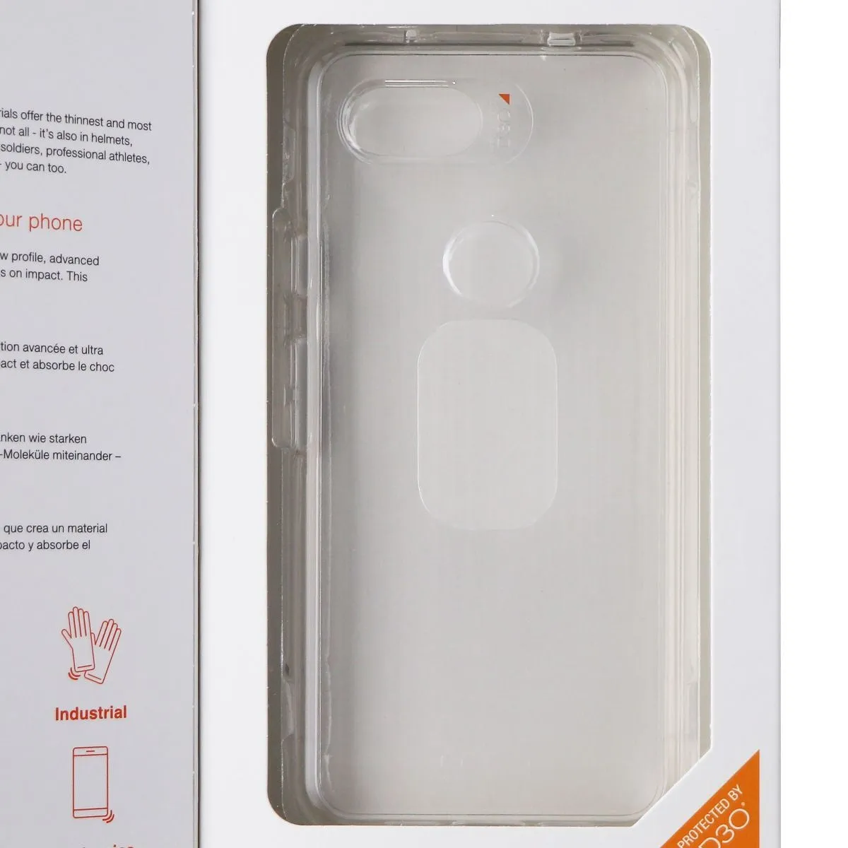 ZAGG Crystal Palace Series Hybrid Case for Google Pixel 3a Smartphone - Clear