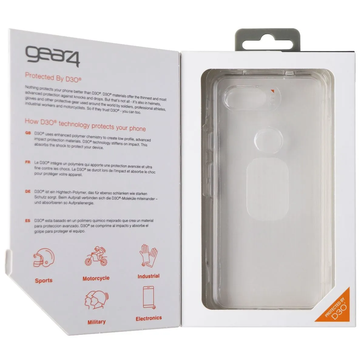 ZAGG Crystal Palace Series Hybrid Case for Google Pixel 3a Smartphone - Clear